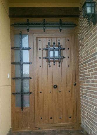 Aluminios Oblanca puerta de madera